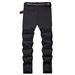 Men's Clothing Men's White Jeans Version Style Summer Thin Slim Fit Stretch Trousers For Formal & Casual Heavyweight(Belt Not Included)_viptrois.com