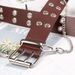 Trendy waistband, fashionable double exhaust eyechain terms, Korean version of punk style women's waistband_viptrois.com