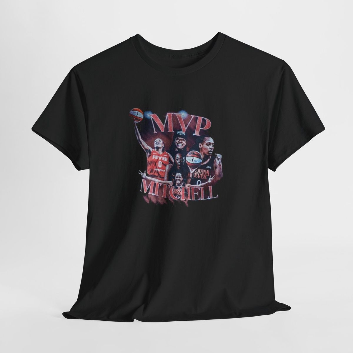Caitlin Clark Wearing Kelsey Mitchell For MVP Shirt Unisex Heavy Cotton._viptrois.com