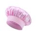Popular wide brimmed headband elastic sleeping cap Satin confinement chemotherapy cap wide brimmed beauty salon hair care hat_viptrois.com