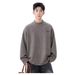 Winter Sweater Men's Loose Crew Neck Bottoming Shirt Without Hat Long Sleeve Autumn And Winter Warm Boys' Outer Top_viptrois.com