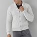 Men's Slim-Fit Knit Cardigan – Lightweight Polyester Blend, Button-Up Long Sleeve For Casual & Office Wear_viptrois.com