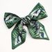 Maple Leaf Versatile Long Strip Small Silk Scarf French Ribbon Women's Hair Band Tie Bag Decoration_viptrois.com