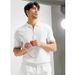 Men's Clothing Ice Silk Knitted Tops High End Summer Light Luxury Men's Clothing Trendy Brand Fashion Short Sleeved Polo Shirt Half Zipper_viptrois.com