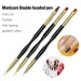 Arte Clavo Nail UV Gel Brush French Stripe Liner Pen Manicure Ultra-thin Line Drawing Nail Art Acrylic UV Gel Polish Dot Brushes_viptrois.com