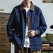 CT American Style Workwear Hunting Jacket Washed Tough Guy Coat Men's Trendy Denim Shirt_viptrois.com