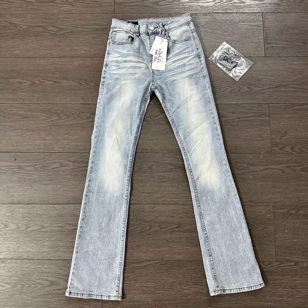 Jeans: Relaxed, Artsy, Trendy, Harajuku, Japanese Style, Versatile, New, Chic, Fashionable, And Simple._viptrois.com