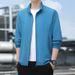 Men's Summer UV Protection Jacket – Lightweight & Breathable Sun Shirt With UPF 50+ For Outdoor Activities (Gray, Dark Gray, Blue, Navy)_viptrois.com