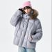 Source Factory Winter New Fur Collar Hat Down Jacket Detachable Fashion Large Size Thickened Elegant Coat Trendy_viptrois.com