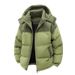 Men's Detachable Hood Winter Jacket – Windproof Padded Coat With Color Block Design (XS-XXL, Green/Khaki/Black/Blue)_viptrois.com