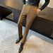 Men's Slim-Fit Dress Pants For Fall & Winter, Wrinkle-Free, Stretch Polyester, Business Casual, Straight-Leg, Office Wear, Dark Tones_viptrois.com