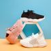 Children's Spring and Autumn New Knitted Sneakers Lace-up Student Shoes Breathable Comfortable Mesh Shoes Small and Middle-aged Casual Shoes Trendy_viptrois.com