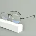 Upgrade High-quality Frames Made Of Pure Titanium 5504, Ultra-light, For Men And Women, Round Eyeglass Frames, Glasses,_viptrois.com