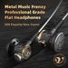D08 Metal HiFi 3.5mm/Type-C In Ear Headphones Flat Head Earphone With Mic Wired Clear Sound Bass Headsets For Sports Music Gamer_viptrois.com