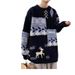 Pure Knitted Autumn Thickened Men Korean Trendy Loose Japanese Winter Ins Hong Kong Style Lazy Sweater Coat_viptrois.com