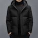 Men's Thick Detachable Hat Down Jacket, Winter New Style, Men's Middle-aged Business Casual Comfortable Warm Jacket_viptrois.com