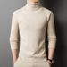 2024 High Collar Sweater Men Slim Fit Autumn Winter Warm Men's Base Knitwear Straight_viptrois.com