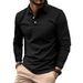 Nordmann European American Cross-Border Spring And Autumn Hot-Selling Polo Shirt Fashion Printed Turn-Down Collar Three-Button_viptrois.com