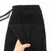"Men's Corduroy Relaxed-Fit Pants – Wide-Leg Cotton-Blend Trousers With Drawstring Waist & Utility Pockets (Black/Charmer Brown/Khaki)"_viptrois.com