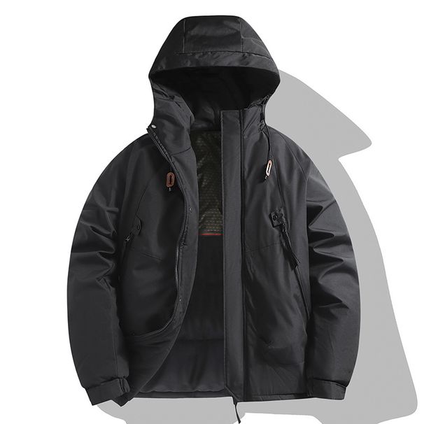 Men's Trendy Brand Couple Hooded Cotton Clothes Windproof And Waterproof Thickened Mountaineering Clothes Outdoor Tooling_viptrois.com