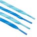 Two-color Slant Point Flat 8mm Wide Shoelace_viptrois.com