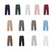 Unisex Heavyweight Fleece Jogger Pants – 350GSM Cotton, Mid-Rise, Drawstring Waist & Retro Streetwear Style (Black/Gray/Green/Blue, S-XXL)_viptrois.com