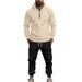 Men's Heavyweight Hooded Sweatshirt And Trousers Set Casual Loose Fit Autumn/Winter Jacket Outfit_viptrois.com