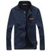 Men's Clothing high quality leather label sweatshirt, versatile cardigan, men's simple jacket, autumn clothing hot sale 9955_viptrois.com