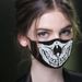 Halloween Expression Adult Cloth With Dustproof Printed Cotton Mask_viptrois.com
