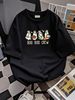 Boo Boo Crew Nurse Funny Ghost Women Halloween Costume Nurse T-Shirt Summer Women Streetwear Stretched Casual Designer Clothes Breathable Print Round Neck Short Sleeve Stylish T-Shirt For Women Casual Versatile Comfortable Top For Everyday Wear_viptrois.com