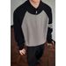 Nordmann 001 American Style Stand Collar Double Patchwork Jacket Men Autumn Trendy Brand Striped Casual Knitted Vibe High Street_viptrois.com