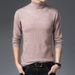 Men's High Neck Sweater Winter Warm Knit Pullover Soft Wool Blend Casual Loose Fit Long Sleeve Turtleneck Top_viptrois.com