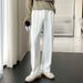 Men's Clothing Ins Trendy Mid Line Straight Pants Men's Sweatpants Spring And Autumn Draped Casual Trousers Boys Loose Versatile Sports Pants Men_viptrois.com