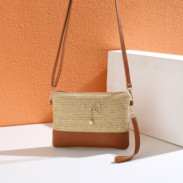 Women's Elegant Woven Office Bag - New Shoulder & Handheld Purse For Women (Fits A4 Documents)_viptrois.com
