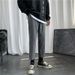 Men's Clothing Nine Point Trousers Slim Casual Suit Trousers With Small Feet_viptrois.com