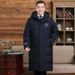 Men's Clothing Down Jacket Dad's Same Style Winter Knee Length Hooded Extreme Cold Down Jacket Thickened And Extended Size Coat_viptrois.com