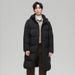 Men's Clothing White Goose Down Winter New Mid Length Down Jacket Men's Long Over Knee Thickened Korean Version Student Youth Chinese Opera Jacket_viptrois.com
