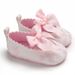 Mother & Kids One-year-old Baby Shoes For Girls Cute Princess Shoes Bow Baby Shoes Soft Sole Toddler Shoes Babyshoes_viptrois.com