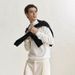 Men's Semi-Turtle Neck Sweater – Winter Thermal Knit Pullover, Soft Touch Slim Fit Base Layer, Solid Color Casual Crewneck_viptrois.com