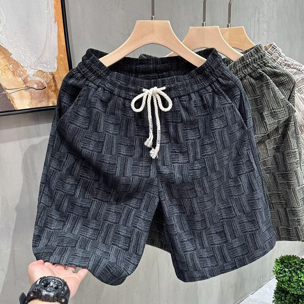 Men's Clothing Style Men's Shorts Loose Fit Five Point Length Casual Stylish Versatile Summer Beach Wear And Athletic Wear_viptrois.com