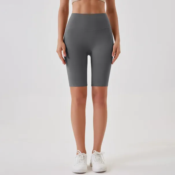 2024 High-Waisted Buttock Lifting Yoga Shorts Summer Seamless Yoga Legging Shorts Outer Wear Tight Cycling Athletic Gym Shorts_viptrois.com