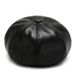 8-Pointed PU Leather British Style Duckbill Cap Women Autumn Winter New Korean Fashion Beret_viptrois.com