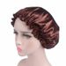 women's satin nightcap anti hair loss hair care hat personalized wood ear brim lazy sleep no heat nightcap_viptrois.com