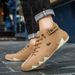 European Warm Series Top Layer Cowhide High-top Martin Cotton Shoes Octopus Autumn Winter Fleece-lined Unisex Outdoor Ankle Boots_viptrois.com