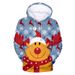 Loom European And American Long Sleeve Trendy For Men Christmas Pullover Double Layer Sweatshirt Sports Casual Set With_viptrois.com