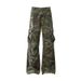 Men's Clothing High Street Pure Wild Hole Camouflage Pants Men And Womentrend Big Pocket Casual Overalls Loose Vibe_viptrois.com