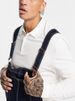 Large size European and American denim overalls loose men's denim overalls ripped jeans popular suspenders_viptrois.com
