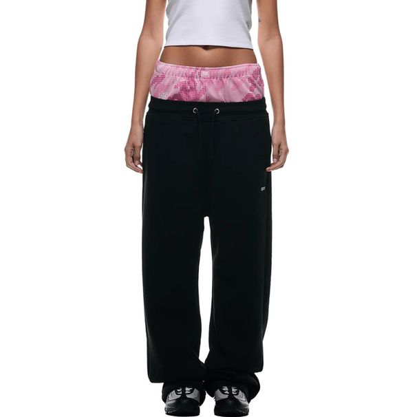 Men's Clothing European And American 2025ins Style Fashion Brand Double Waist Sweatpants Street Hip Hop Men And Women Straight Loose Casual Pants_viptrois.com