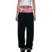 Men's Clothing European And American 2025ins Style Fashion Brand Double Waist Sweatpants Street Hip Hop Men And Women Straight Loose Casual Pants_viptrois.com