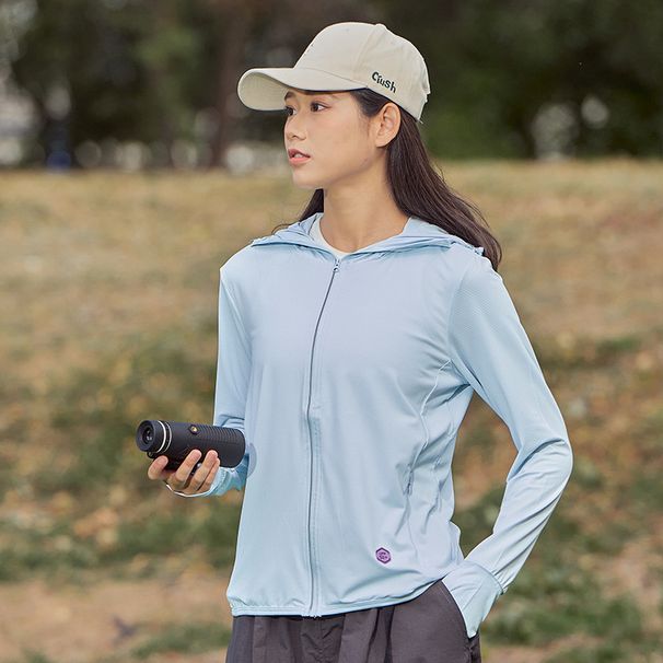 Sun protection clothing men and women ice silk summer outdoor fishing ultra-thin breathable jacket anti-ultraviolet professional quick-drying clothing_viptrois.com